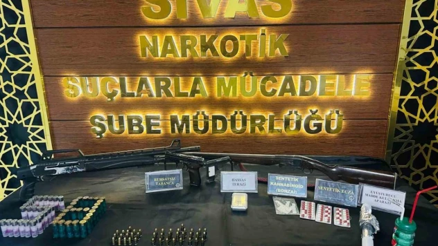 Sivas'ta uyuşturucuya geçit yok: 1 tutuklu