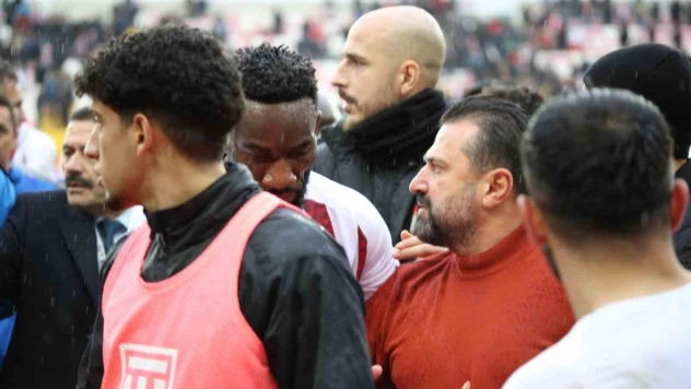 Sivasspor - Gaziantep FK maçı sonrası gerginlik