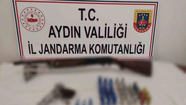 Söke'de silah kaçakçılığı operasyonu