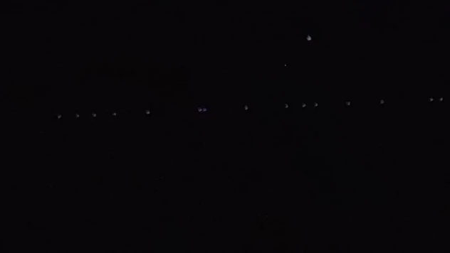 Starlink uyduları Aşkale semalarında görüldü