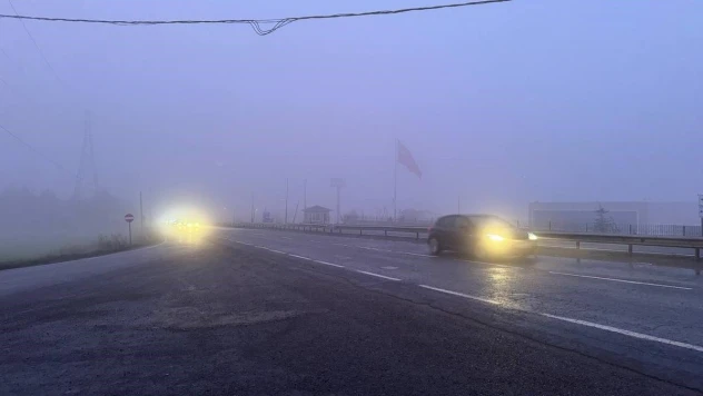 Süleymanpaşa'da yoğun sis sebebiyle trafik akışı yavaşladı