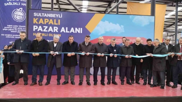 Sultanbeyli kapalı pazar alanı hizmete açıldı