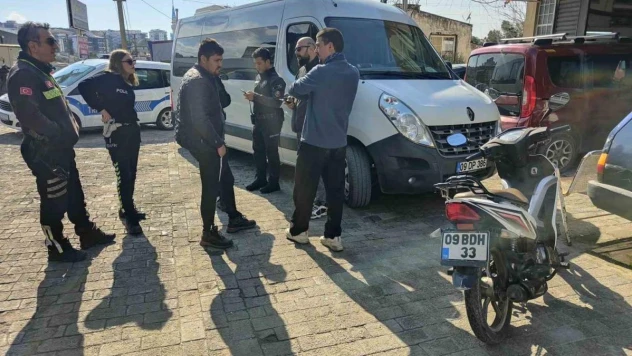 Tamir için bırakılan motosikletle ortalığı birbirine kattı