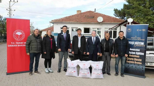 Taner ve Selçuklu buğday tohumları Eskişehir'de