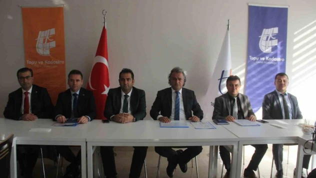 Tapu ve Kadastro 24. Bölge Müdürlüğü faaliyetleri anlatıldı