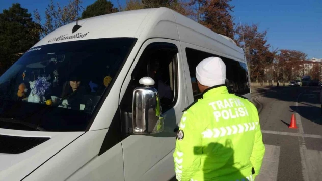 Tatvan'da zorunlu kış lastiği denetimi yapıldı