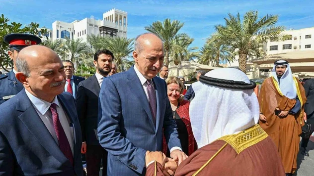TBMM Başkanı Kurtulmuş, Bahreyn Şura Meclisi Başkanı Al Saleh ile görüştü
