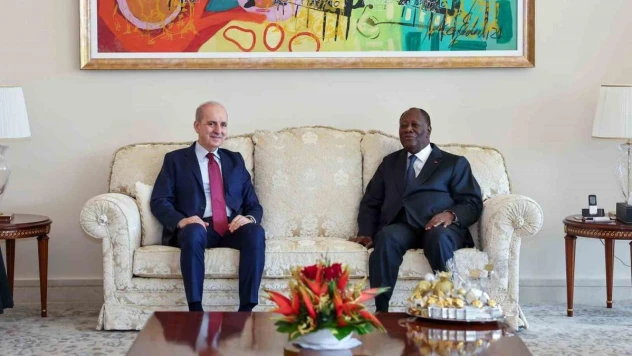 TBMM Başkanı Kurtulmuş, Fildişi Sahili Devlet Başkanı Outtara ile görüştü