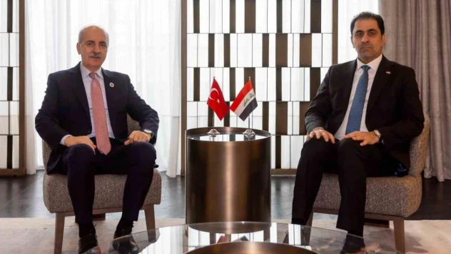 TBMM Başkanı Kurtulmuş, Irak Temsilciler Meclisi Başkanvekili Mendelavi ile görüştü