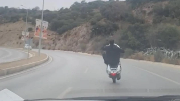 Tehlikeli yolculuk kamerada