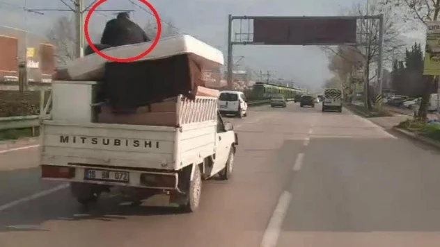 Tehlikeli yolculuk kamerada