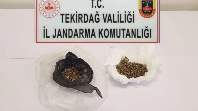 Tekirdağ'da 4 şüpheli uyuşturucudan yakalandı