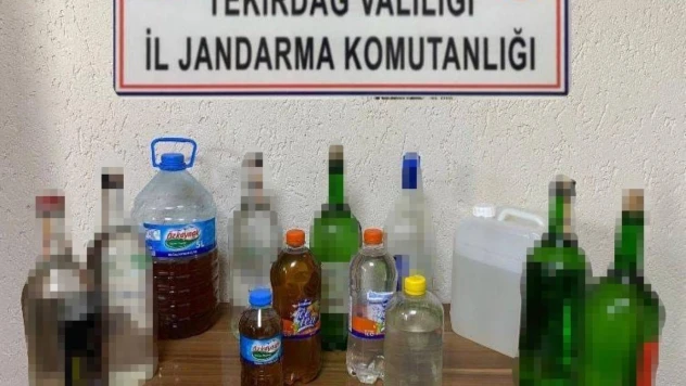 Tekirdağ'da kaçak içki ve uyuşturucu operasyonu