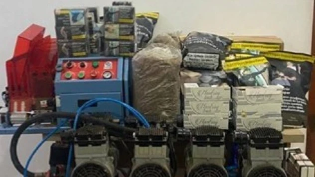 Tekirdağ'da kaçak tütün ve makaron operasyonu