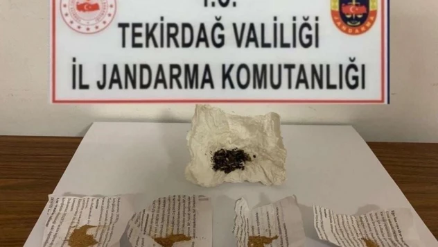Tekirdağ'da silah ve uyuşturucu operasyonu