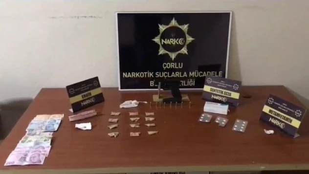 Tekirdağ'da uyuşturucu operasyonunda 4 kişi tutuklandı