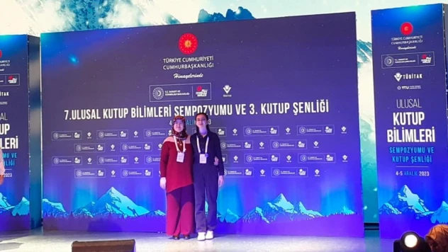 Tekkeköylü öğrencilerin projesi sempozyumda sunuldu