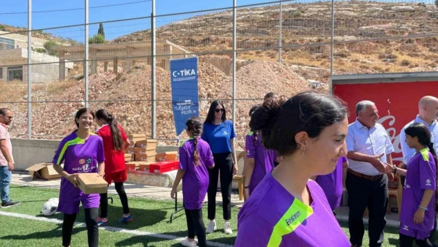 TİKA, Filistin'deki çocukların sportif gelişimini destekliyor