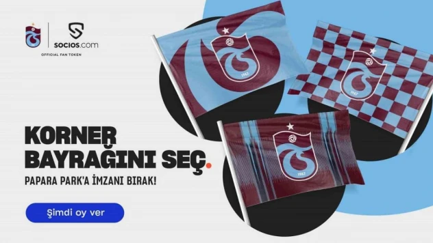 Trabzonspor'un korner bayrağını taraftarlar seçecek