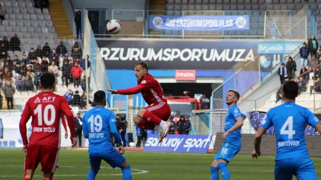 Trendyol 1. Lig: Erzurumspor FK: 1 Tuzlaspor: 0