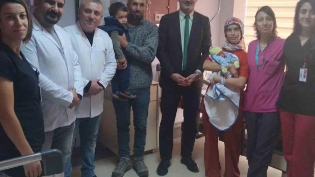 Tunceli'de yeni yılın ilk bebeği doğdu