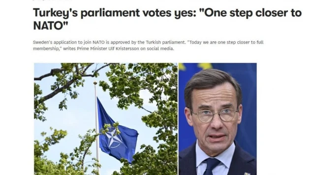 Türkiye'nin İsveç'in NATO protokolüne onayı dünya basınında