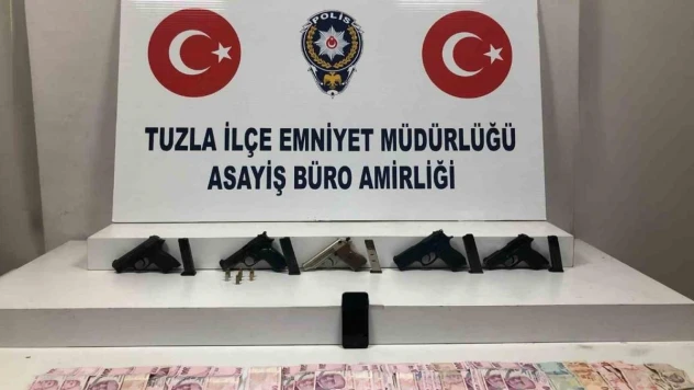 Tuzla'da ruhsatsız silah ticareti yapan şüpheli tutuklandı