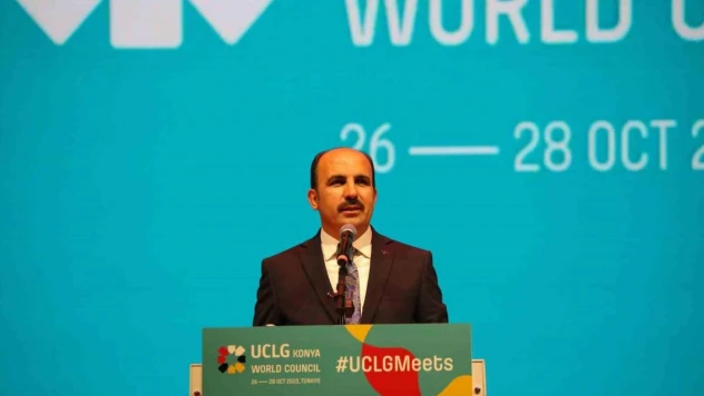 UCLG Başkanı Altay: 'Dünyada barışın, huzurun, kardeşliğin sağlanması için yoğun gayret göstereceğiz'