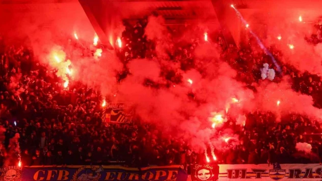 UEFA Avrupa Konferans Ligi: Union Saint-Gilloise: 0 - Fenerbahçe: 1 (İlk yarı)