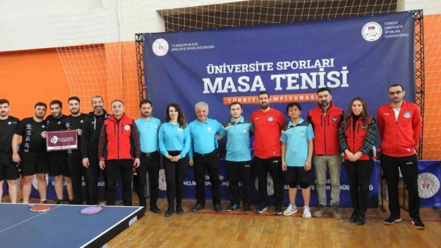 Üniversite Sporları Masa Tenisi Türkiye Şampiyonası Kırşehir'de başladı