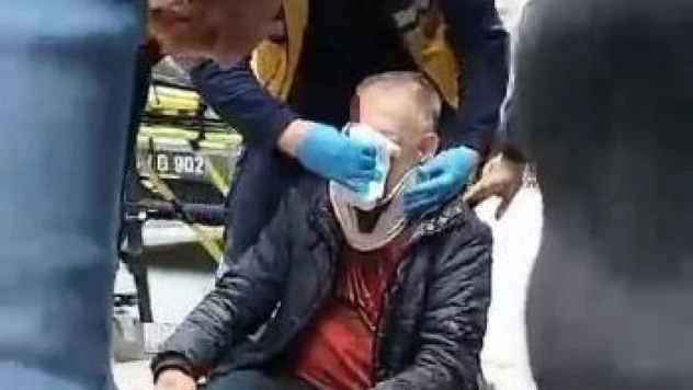 Uşak'ta motosikletin çarptığı yaya ağır yaralandı