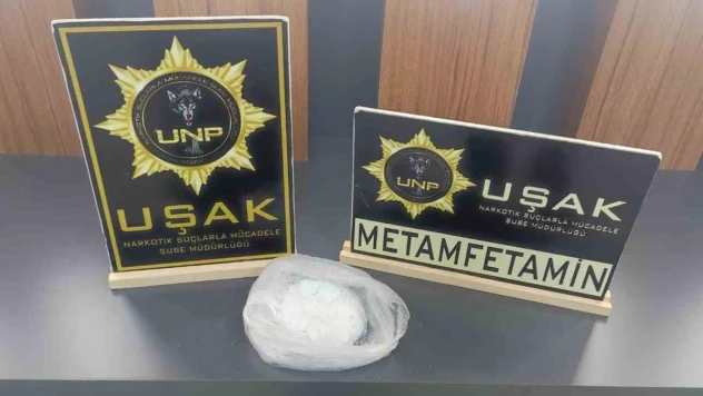 Uşak'taki uyuşturucu operasyonunda 1 kişi tutuklandı