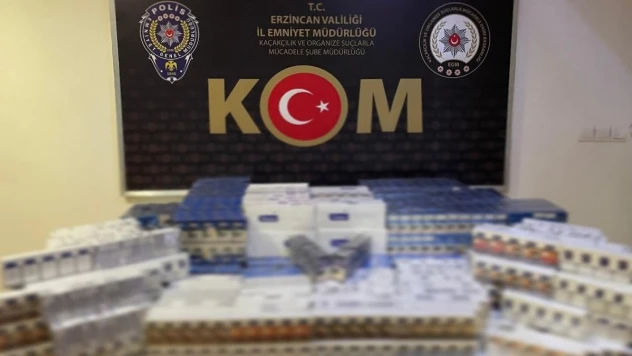 Uyanıklığı polisten kaçmadı 4 bin paket kaçak sigara ele geçirildi