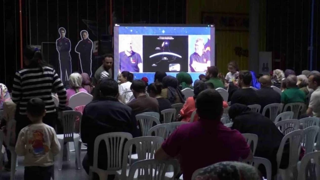 Uzay yolculuğu Erzurum'da canlı olarak takip edildi