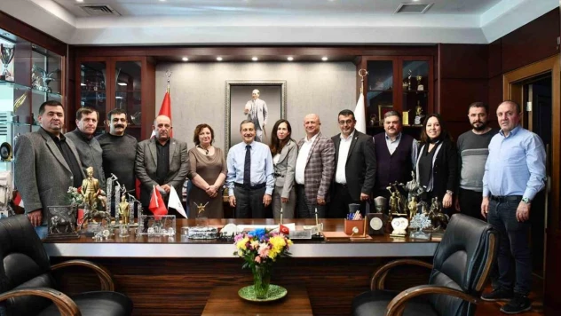 Uzun ve Güler'den Başkan Ataç'a ziyaret