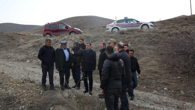 Vali Eldivan, Çalıdere köyünde incelemelerde bulundu