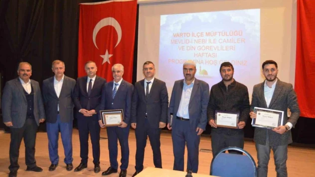 Varto'da 'Mevlid-i Nebi ile Camiler ve Din Görevlileri Haftası' etkinliği