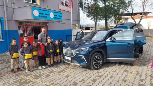 Yerli Malı Haftası'nda öğrenciler TOGG ile tanıştı