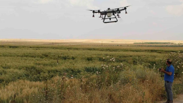 ZİHA dron teknolojisi tarlaya girdi