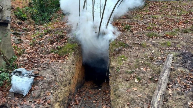Zonguldak'ta 7 kaçak ocak imha edildi