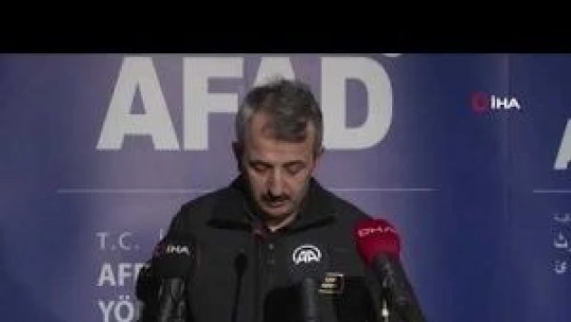 AFAD Başkanı Sezer: 'Şu an itibariyle 47 bin 475 kişi hayatını kaybetti'