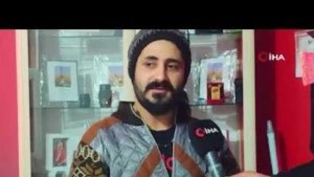Tamir yaptığı sırada telefon patladı, dükkandan nasıl kaçacağını bilemedi