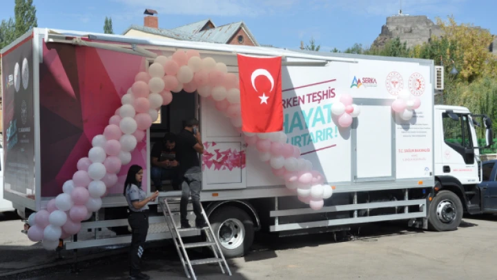 Gezici Kanser Tarama Aracı hizmete başladı