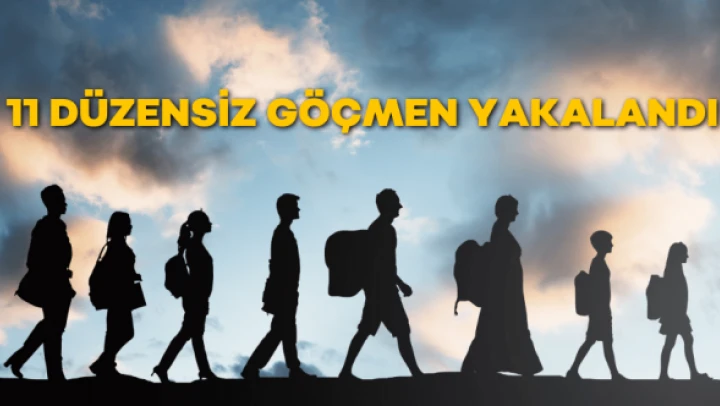 Otobüste düzensiz göçmenler yakalandı
