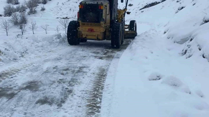 Bitlis İl Özel İdaresinden karla mücadele çalışması
