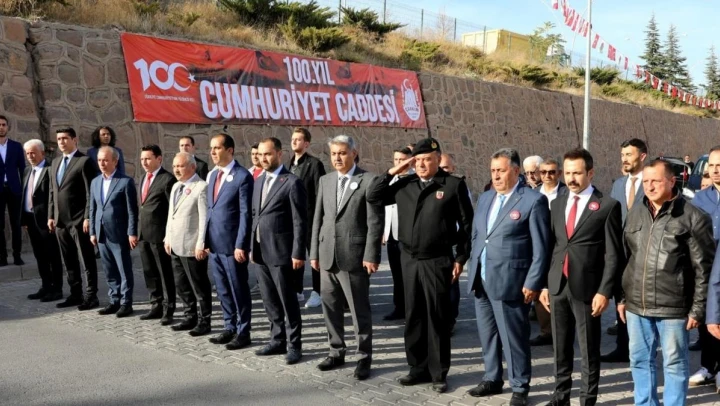 Çankırı'da bir caddeye '100. Yıl Cumhuriyet' ismi verildi