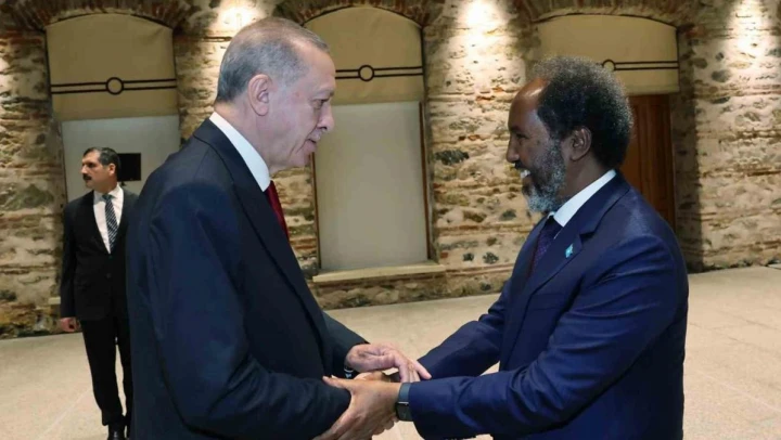Cumhurbaşkanı Erdoğan, Somali Cumhurbaşkanı ile Gazze'yi konuştu