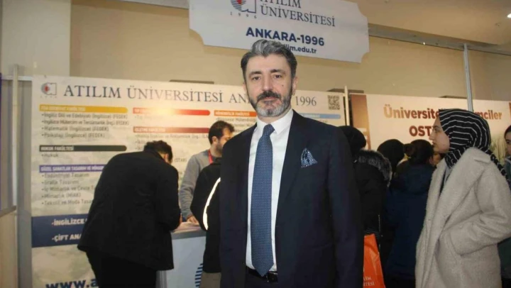 Eğitim fuarında Atılım Üniversitesi standına yoğun ilgi