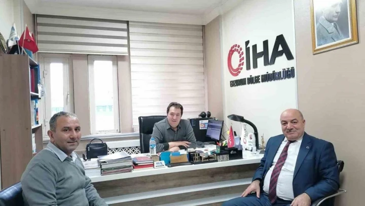 Hak Sen Konfederasyonu Bölge Başkanı İlim Gödekmerdan İHA'ya ziyaret