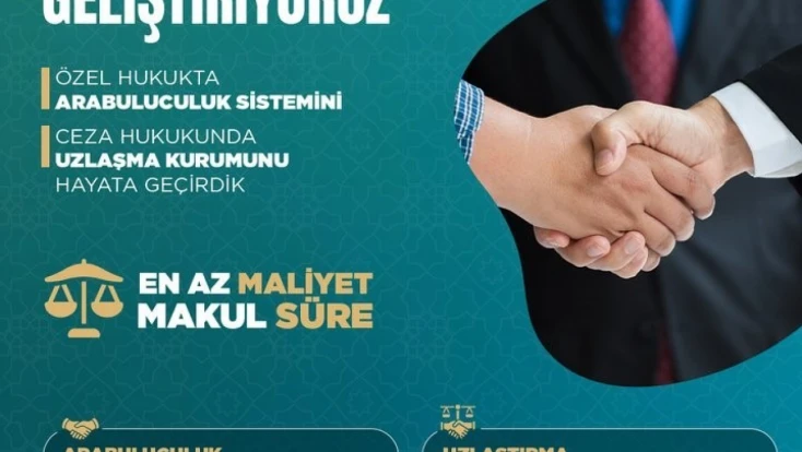 Adalet sisteminde önemli adım: Arabuluculukta rekor uzlaşma sayısı
